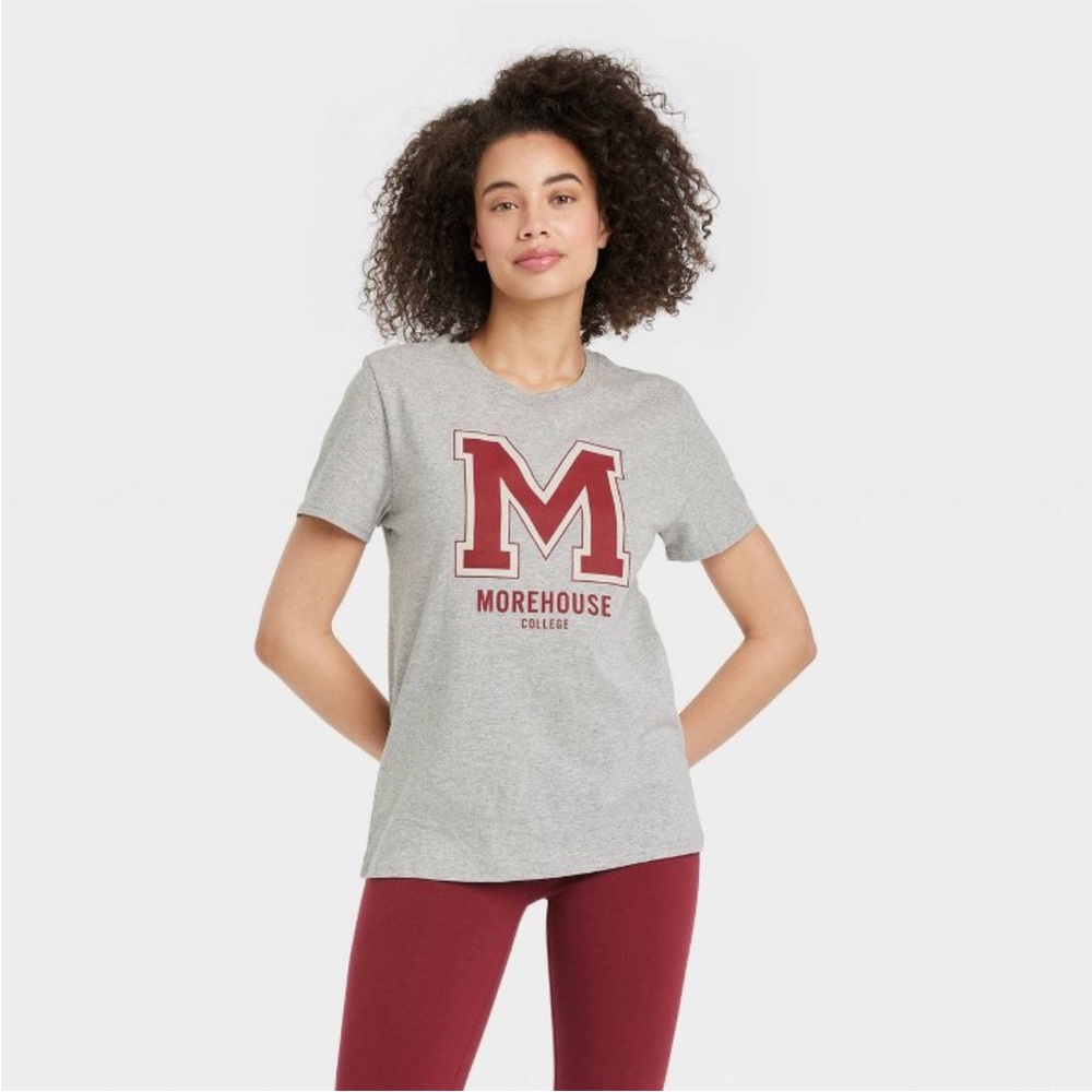 NWT Morehouse College Short Sleeve Boyfriend T-Shirt Size Large
